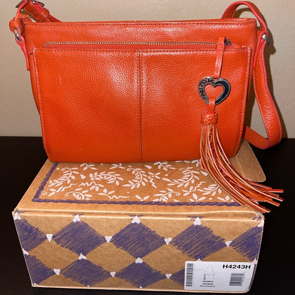 Brighton Banks Barbados leather bag